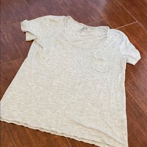 Gray Shortsleeve banana republic tee